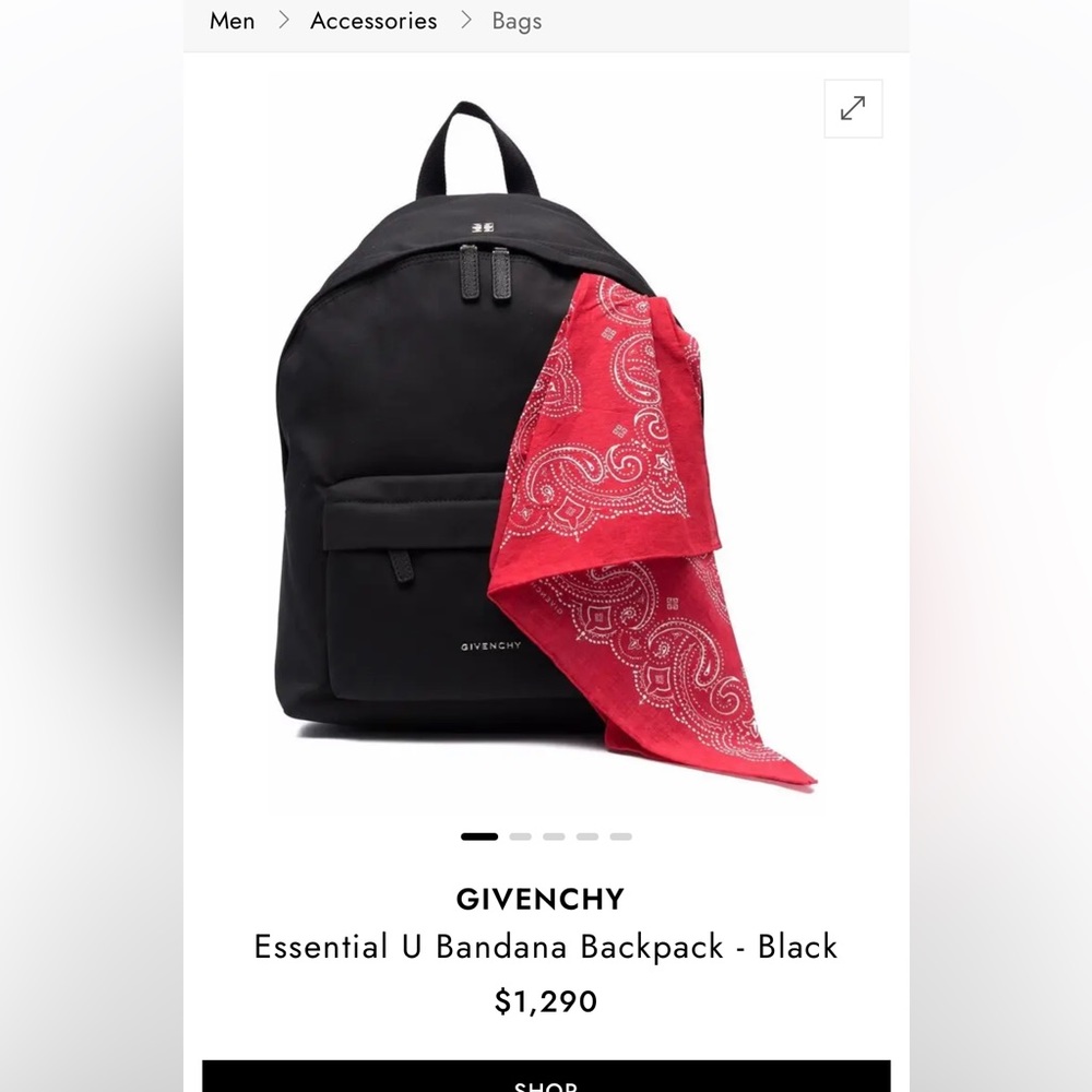 Givenchy Essential U Bandana Backpack